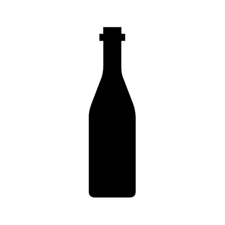 Bottle of wine symbol iconの写真素材