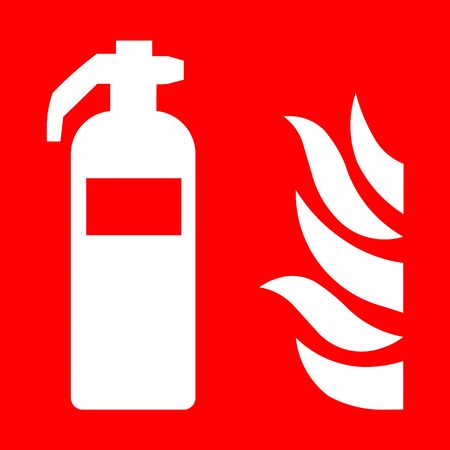 Fire extinguisher signの写真素材