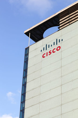 Copenhagen, Denmark - September 10, 2017: Cisco Systems building in Copenhagen. Cisco Systems is an...