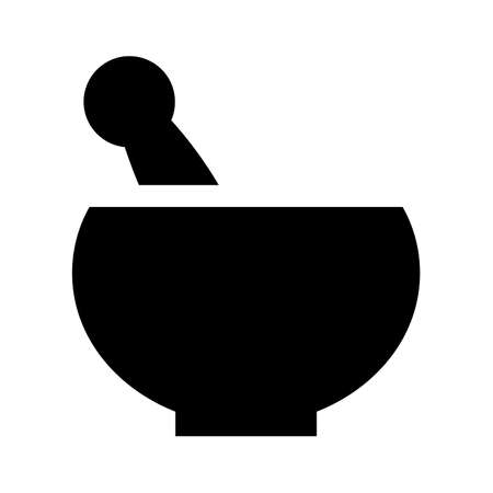 Mortar symbol icon illustrationの写真素材