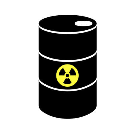 Radioactive waste icon symbolの写真素材