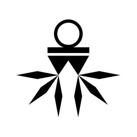 American native symbol iconの写真素材