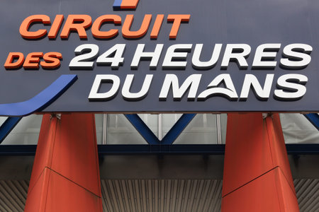 Le Mans, France - June 27, 2016: The 24 Hours of Le Mans is the world's oldest active sports car race in endurance racing, held annually since 1923 near the town of Le Mans, Franceのeditorial素材