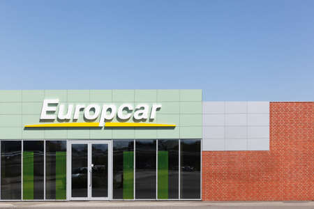 Aalborg, Denmark - May 9, 2016: Europcar agency. Europcar is a French car rental company founded in 1949 in Parisのeditorial素材