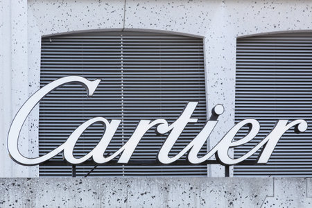 Geneva, Switzerland - August 14, 2016: Cartier is a French luxury goods conglomerate company. The...