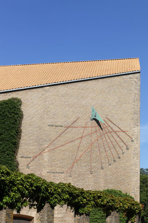 Aarhus, Denmark- August 25, 2019: Aarhus University building in Aarhus. Founded in 1928, it is...