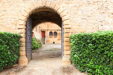 Castle of Jarnioux in Beaujolais, Franceのeditorial素材