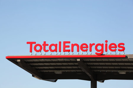 Dardilly, France - July 17, 2021: TotalEnergies is a French international electric utility company,...