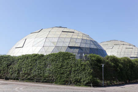Randers, Denmark - May 5, 2018: Randers tropical zoo is an indoor zoo in Randers, Denmark. It is located in three big domes, with the biomes of Africa, Asia, and South Americaのeditorial素材