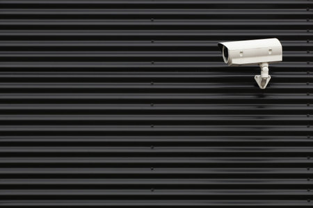Video surveillance on a building