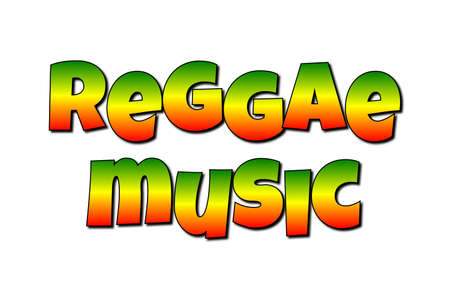 Reggae music symbol iconの写真素材