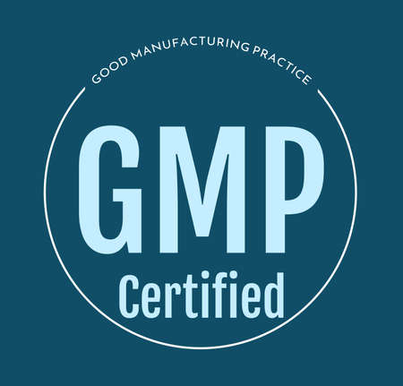 GMP certified symbol iconの写真素材