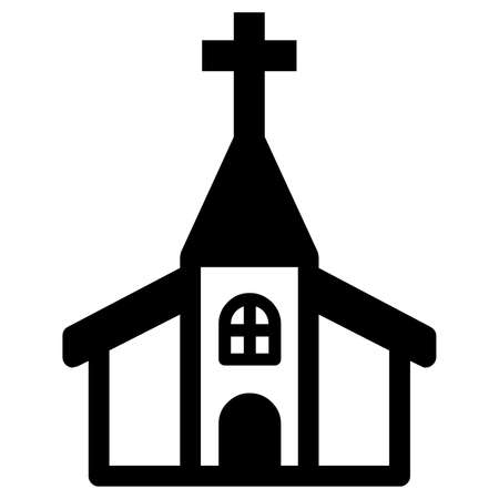 Christian church symbol iconの写真素材