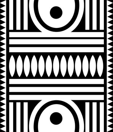 Zimbabwe pattern motif sign illustrationの写真素材