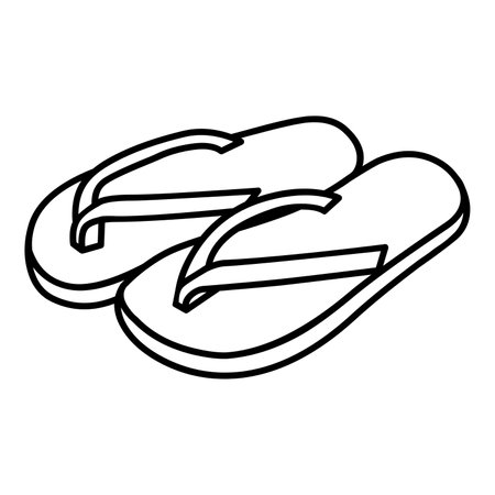 Flip-flops symbol iconの写真素材