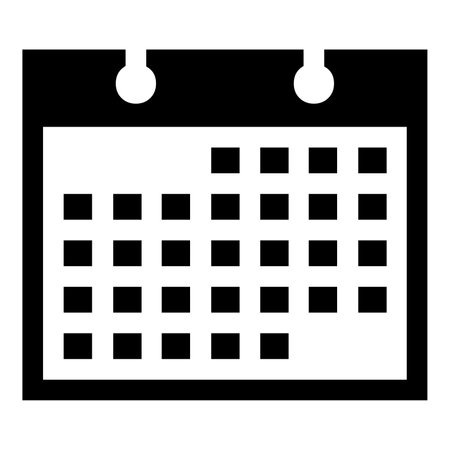 Calendar symbol iconの写真素材