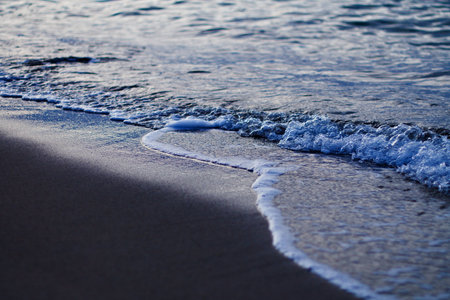 Evening on shore of the Baltic Sea.