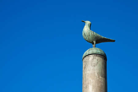 Sculpture in Rostock  Germany  の写真素材