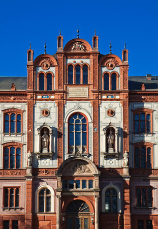 The university in Rostock  Germany  