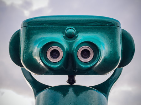 A telescope like a face 