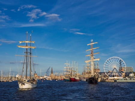 Hanseatic Sail 2012  in Rostock (Germany).のeditorial素材