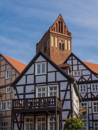 The city Perleberg in Germany のeditorial素材