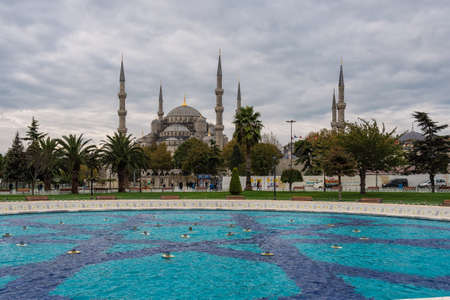 A mosque in Istanbul  Turkey  の写真素材