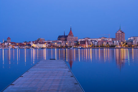 View to Rostock  Germany  の写真素材