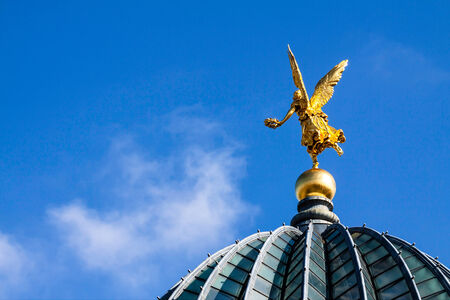 Detail of a historical building in Dresden (Germany).のeditorial素材