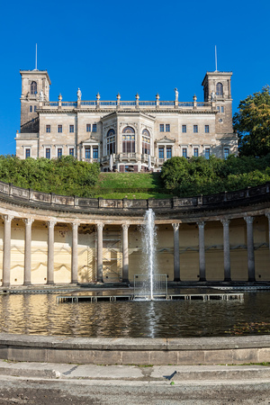 Albrecht Castle Mountain in Loschwitz (Germany).のeditorial素材
