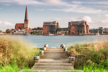 View to Rostock (Germany).のeditorial素材