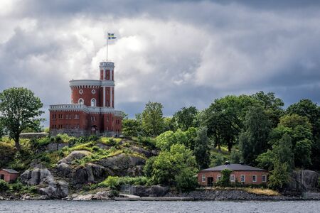 View to the capital of Sweden, Stockholm.の写真素材
