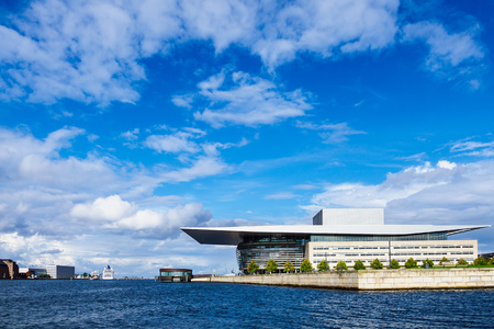 New opera in the city Copenhagen, Denmark.のeditorial素材