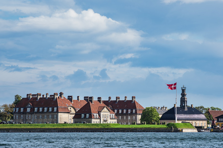 Buildings in the city Copenhagen, Denmark.の写真素材