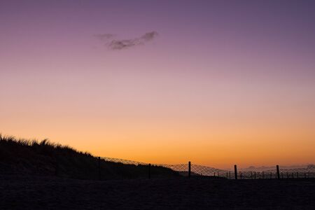 Beach on the Baltic Sea coast in Warnemuende, Germany.の写真素材