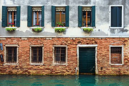 Historical buildings in the city Venice, Italy.の写真素材