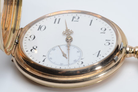 A golden pocket watch