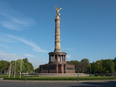 Victroy column in the city of Berlinのeditorial素材