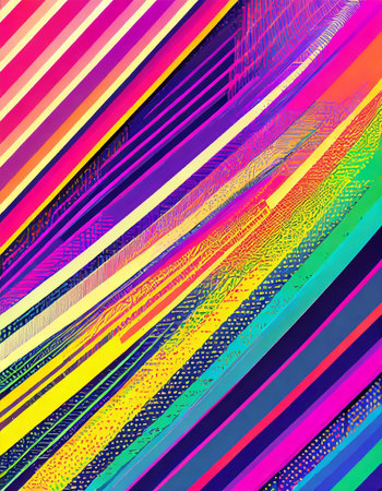 Abstract background. Psychedelic texture of the 80s-90s. Vector illustration.の素材