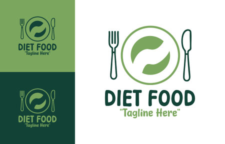 A premium diet food  designed for nutrition programs, healthy cafes, and organic wellness products.のイラスト素材