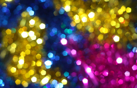 Colored bokeの写真素材