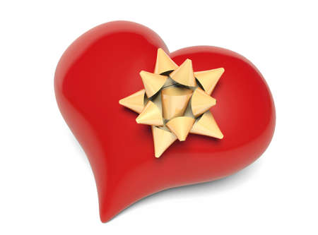 Heart giftの写真素材