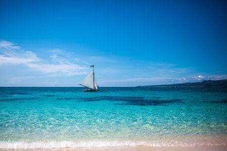 Boat in the sea
