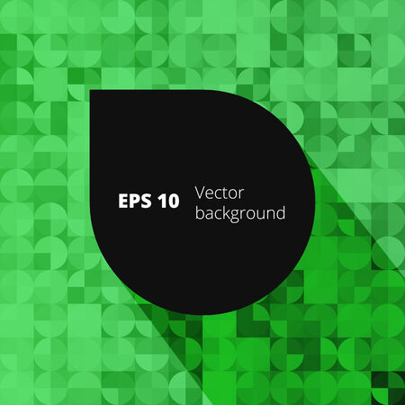 Mosaic from circle and square elements for your designのイラスト素材