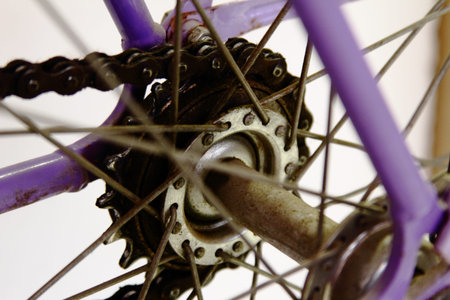 chain bicycleの写真素材