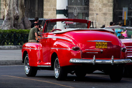 old car in cubaのeditorial素材