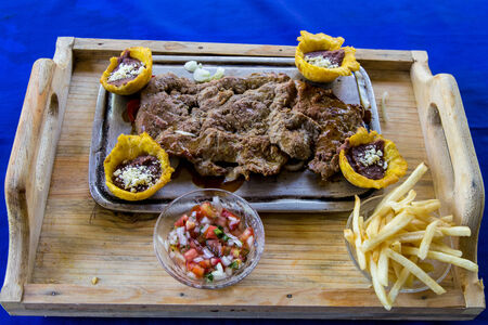 prepared beef steak