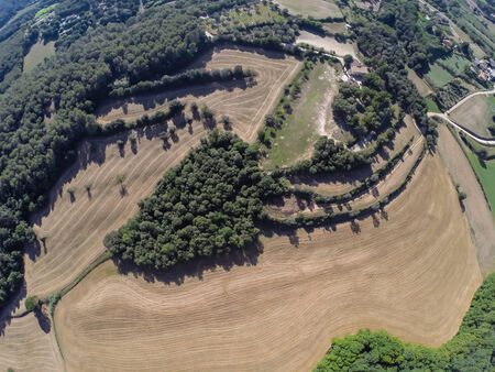 aerial rural viewの写真素材