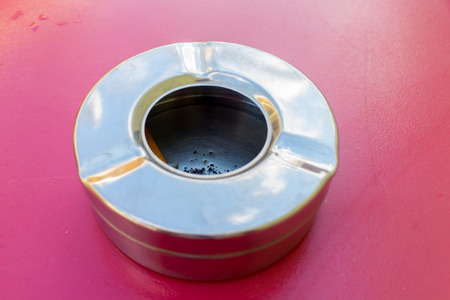 metallic Ashtrayの写真素材