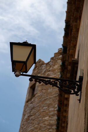 retro street lanternの写真素材